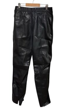 Cece Women’s Black Faux Leather Pants